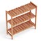 3-Tier Solid Wood Plant Stand Natural Flower Display Shelf Indoor Outdoor Garden Organizer